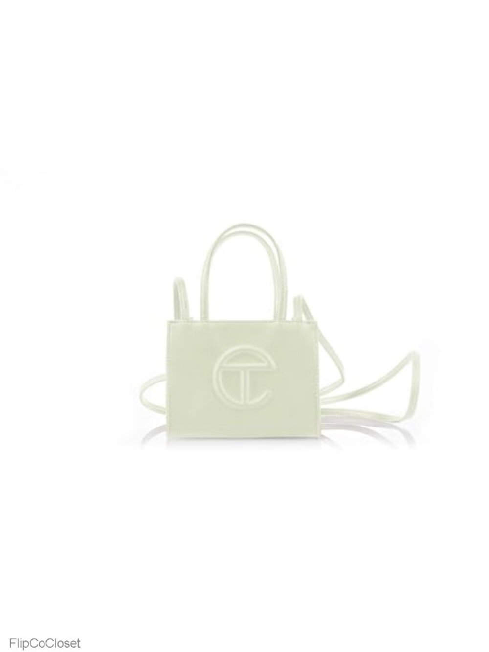 TELFAR Small Shopping Bag Faux Leather Tote Crossbody